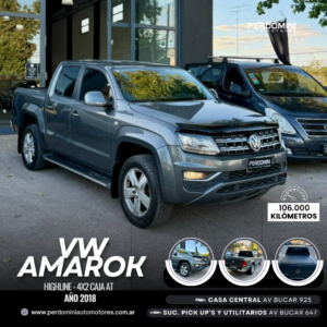 VW AMAROK 4X2 HIGHLINE – 2018