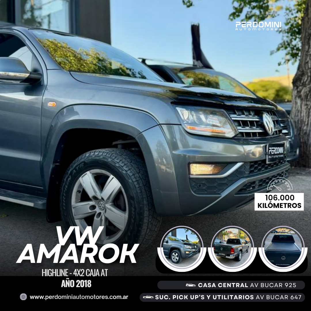 
								VW AMAROK 4X2 HIGHLINE – 2018 full									
